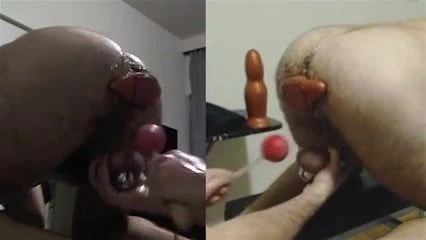sir fistong and dildo