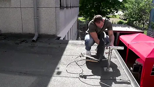 Sperma auf titten für vollbusige blonde MILF in sexy dessous für den besten arschfick