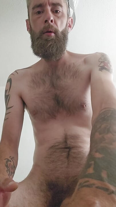 Masturbating my big dick