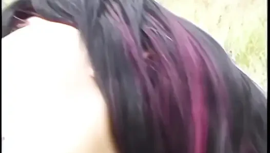 Real life lesbo lovers outdoor pussy licking