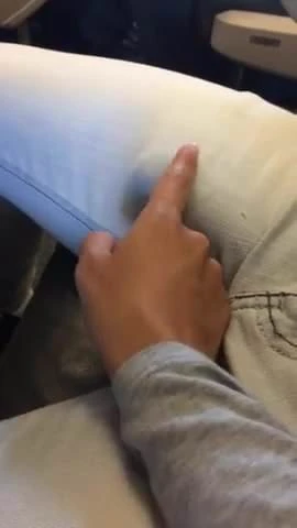 At the airplane