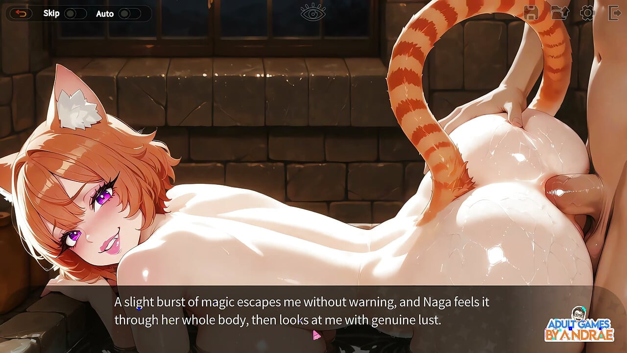 Min egen Neko Girl Harem Gameplay Del 1 - Anal knull med Naga