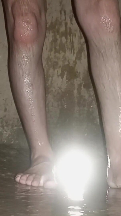 Spectacular moment from "My naked surveillance video"