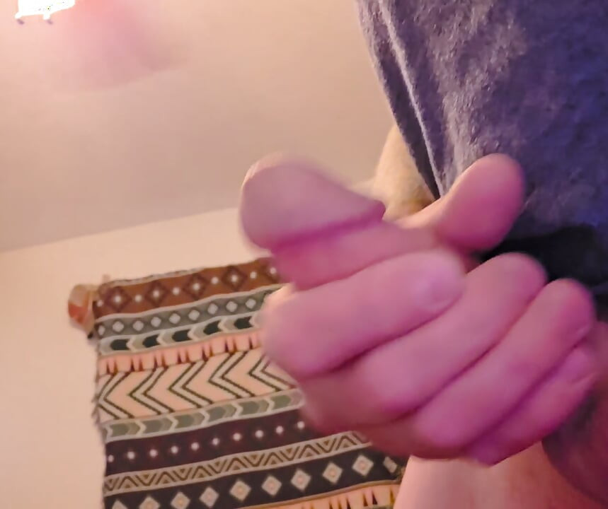 Edging big long cum
