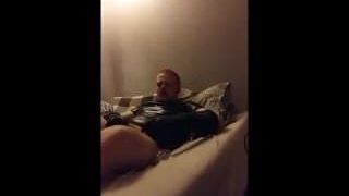 Dinamarquês cara - borracha com massageador de próstata médio-grande