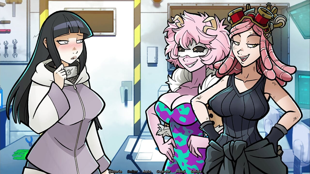 Mei's Project - Naruto's Voluptuous Hinata Hyuga Testing the Great Invention of Beautiful Mei