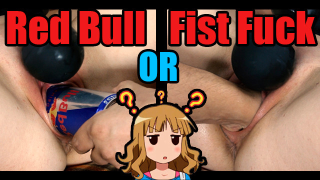 Tiffany har kul med red bull burkar och sedan kommer med knytnäve
