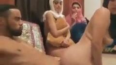 Muslim boy fucks 3 wives one by one, Hindi CHUDAI HD
