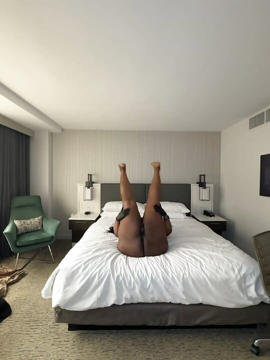 BBW Ebony Shemale Patra Shows off Her Assets