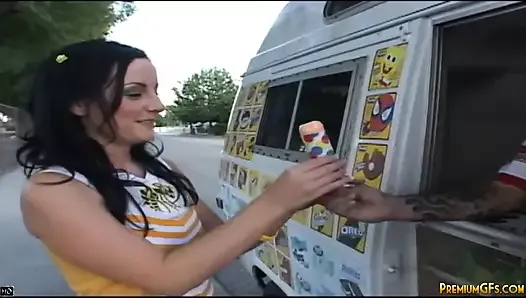 Cutie Melissa Fucking Dogging in Van