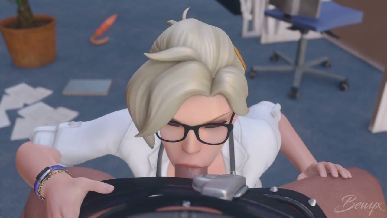 Hospital nurse face gaping