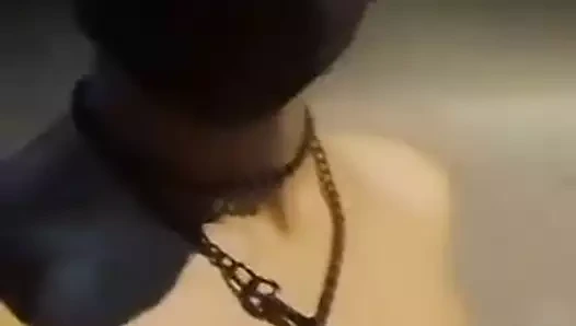 Slut slave masturbates in public Thailand