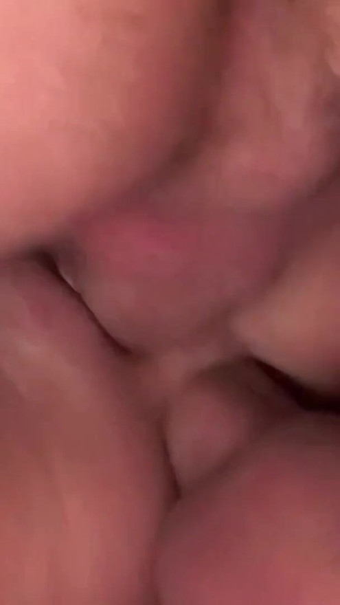 Before the threesome begins the brunette preps herself for double penetration by fingering both holes | Clip 1