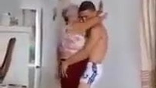 My fat Mexican and I dancing naked