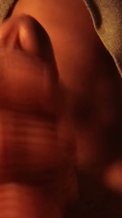 Hot naked guy in sweater jerking off his big cock, loud moans of intense pleasure | Clip 3