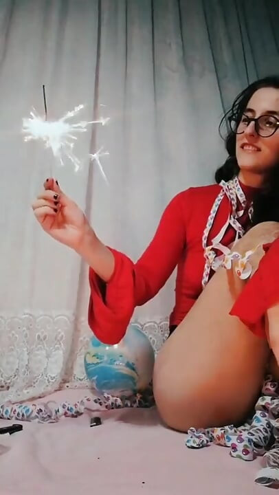 Pertunjukan langsung Sparklers di pertunjukan liveku