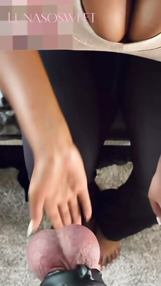 CBT Kicking Slapping and Stomping His Naughty Dick