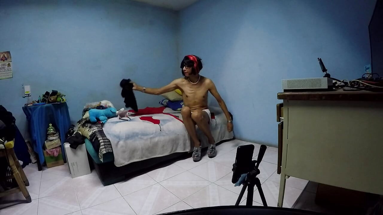 Joselynne Crossdresser In Nurse Cosplay And High Heels Using Buttplug After Dildo In My Ass Part One