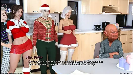 Laura Lustful Secret weihnachten 2023 Frau Santa sex mit altem mann während eines rollenspiels als seine ehefrau