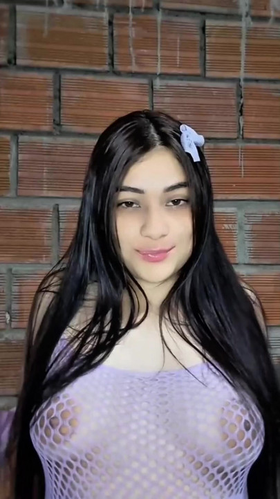 Colombian actress shows off her big tits