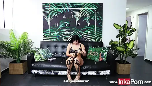 INKA PORN - Jessica Osorio Culona Colombiana casts and shows us her beautiful anus.