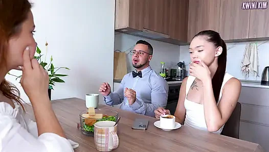 Istri Muda Asia Dan Suaminya Dalam Threesome Swinger Canggung Dengan Nicole Murkowski!
