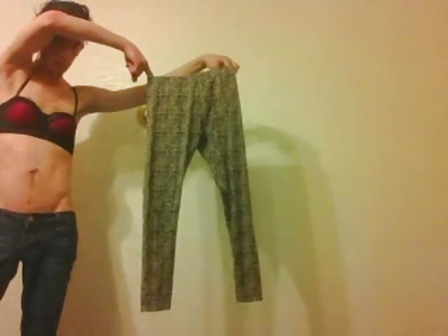 Transgirl Trying Clothes I No Longer Own (no Audio/no Sound)