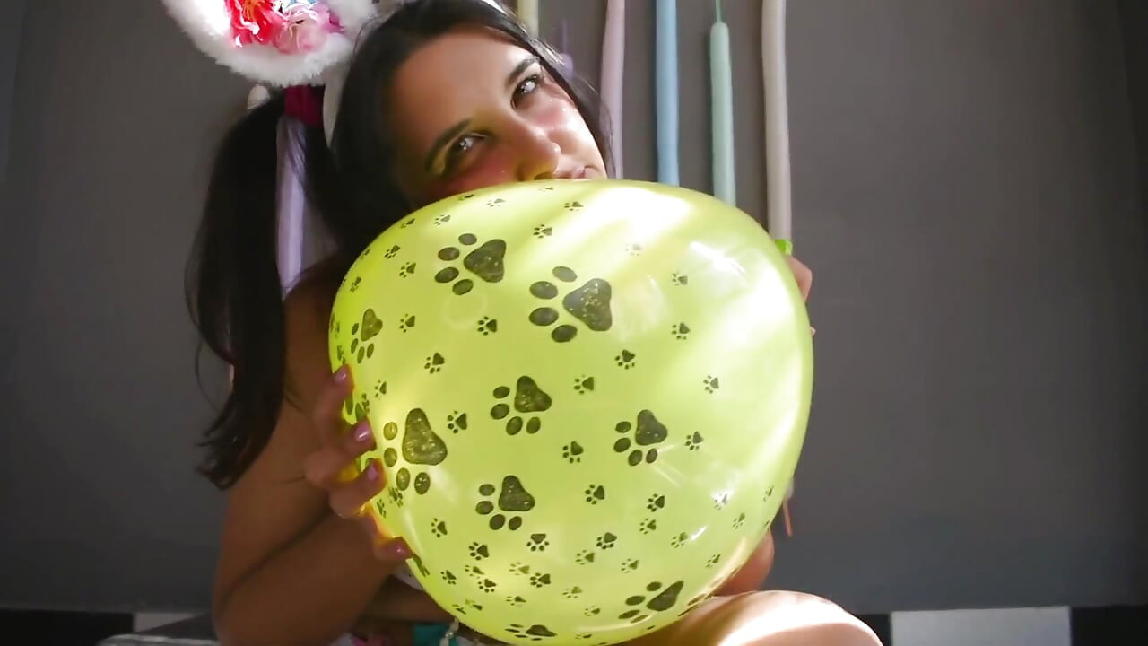 Easter Bunny Menghisap Dan Pop Belon Bercetak 4u - Bunny Looner
