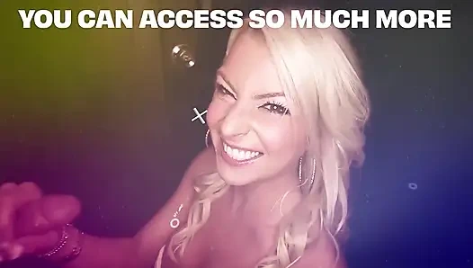 GLORYHOLE SECRETS - eine heiße MILF summer stevens schluckt ladungen
