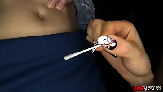 Dirty belly button and bondage - nyonya azusa misaki mempermalukan noa hoshizora dengan pusarnya sendiri