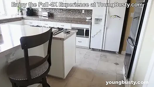 Picking up my Daughter’s Friend Jessica Starling cause her Car Broke Down at YoungBusty