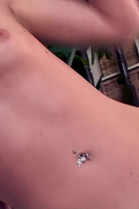 Jenna Jay Loves to Pull up Her Shirt and Rub That Golden Toy on Her Soft Nipples