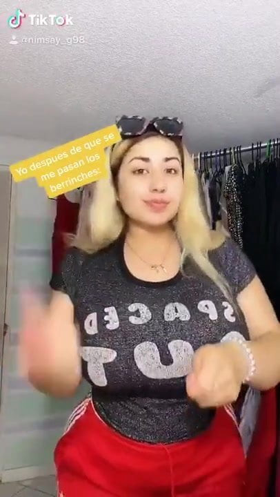 Jazmin shaking her tits
