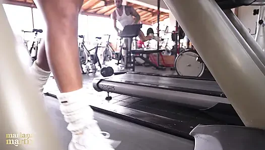 I saw him at the gym, he took me to his house for a massage and I ended up with his cock inside me - Mariana Martix & Dandy Love