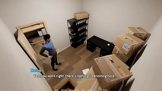 Безумное приключение No12, трахаю возбужденную пуму в ее офисе