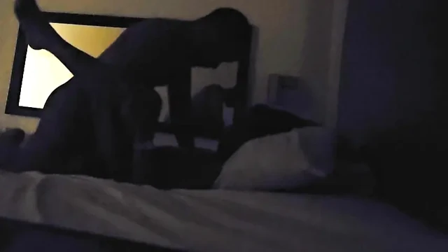 Fucks hard, moans and screams a lot in low light