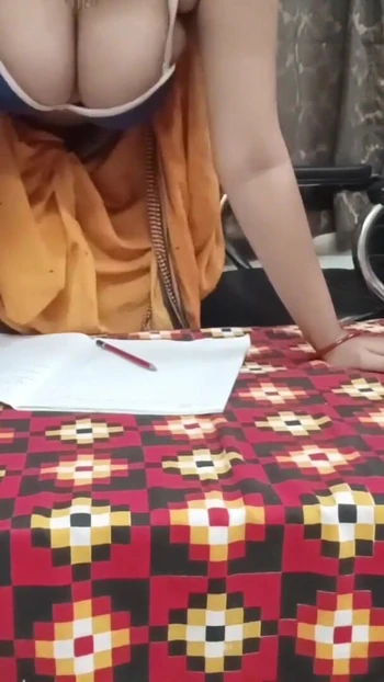 Memorable moment from "DESI PRIVATE BEAUTIFUL TUTION TEACHER SUCKS BIG COCK OF TEEN BOY AND GETS FUCKED BY HER"