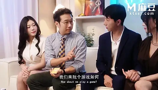 Modelmedia asia - seks foursome bareng istri nakal cina-korea