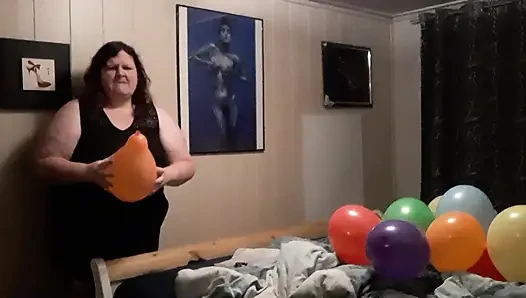 Ich werde mit Luftballons mich befriedigen