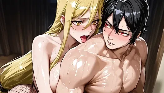 Muzan (kny) X Shizuka (hotd)