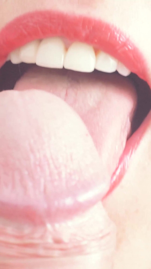 20 minutes of hottest cock sucking, tongue edging, cock teasing, hottest blowjob | Clip 1