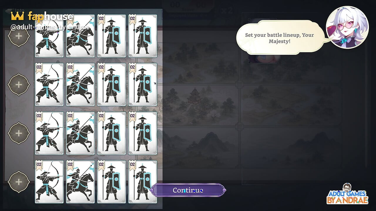 Harem Fantasy - the Concubine War Gameplay Part 1 - Sex with His Concubines