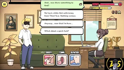 Hot Teacher Fucks Students in Detention! Problematic Subjects-gameplay!