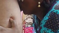 Tamil Anni blowjob doggy style hot moaning dirty talk