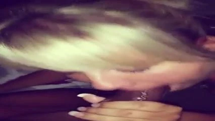 Milf sucking Bbc cock