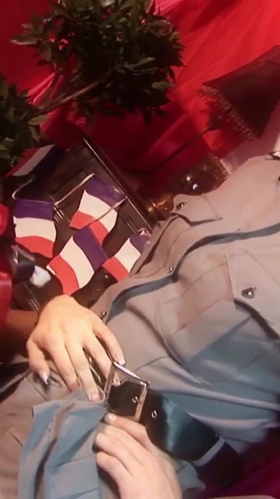 Iconic moment from "Cosplay Group Sex Party with Hot Teens and Guys with Huge Cocks"