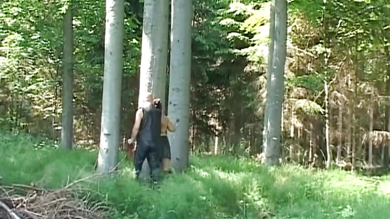 Mature Brunette MILF Bent Over and Whipped Hard