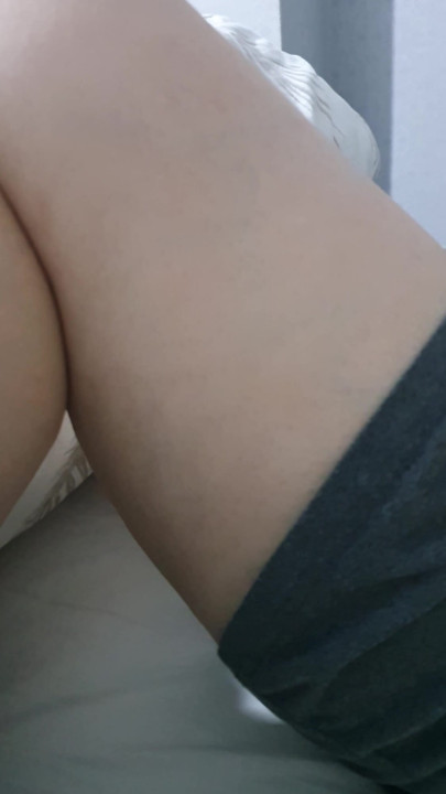 Step mom without panties under skirt in bed with step son with big erection | Clip 1