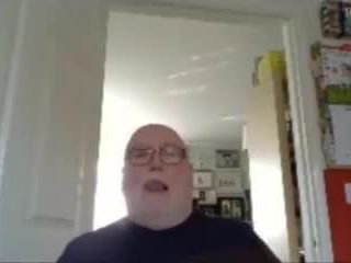 grandpa cum on webcam