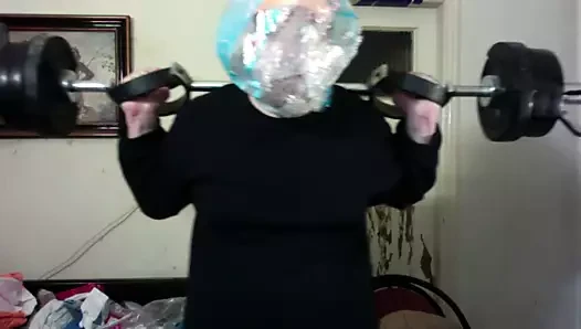 Satan Invocation porn video – Piranha Satan: Work out exercise at home..